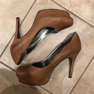 Chestnut colored high heels